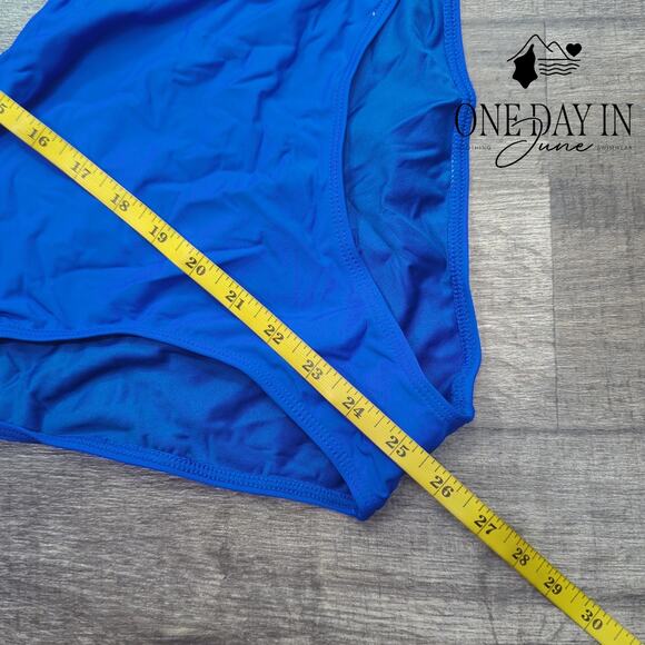 Yonique One Shoulder One Piece Swimsuit Size M - Picture 6 of 7